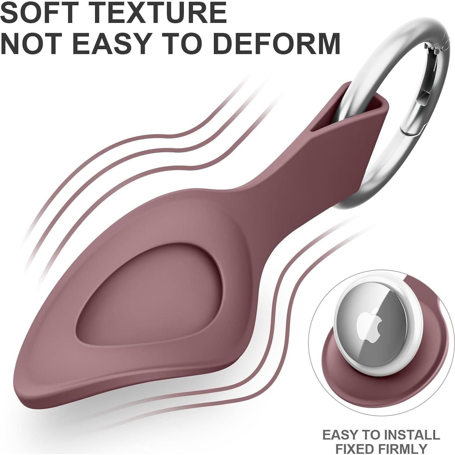 6 Fundas Llavero AirTag Mugust Silicona GPS para Mascotas