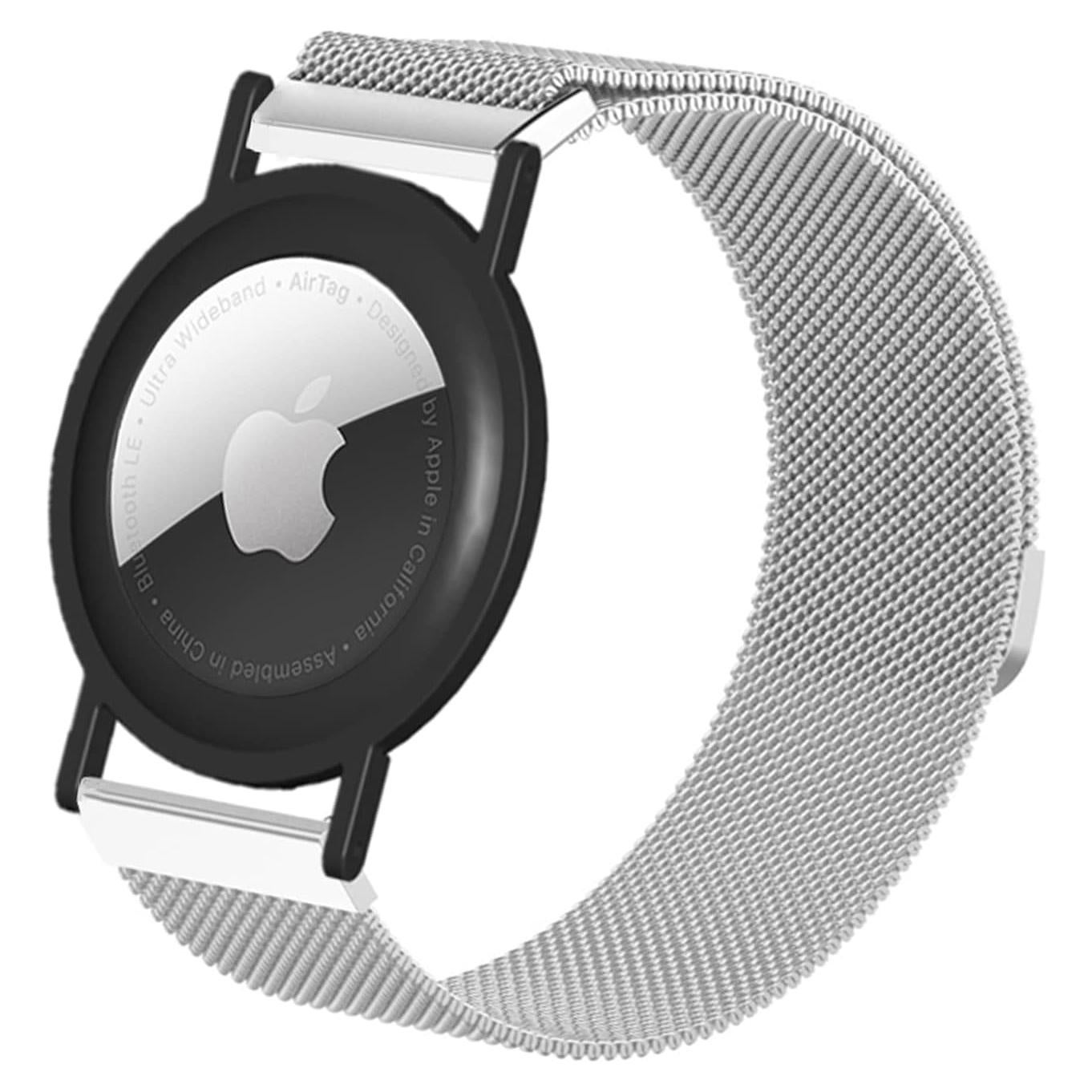 Pulsera Airtag DEERLET Plata - Correa Ajustable y Cómoda