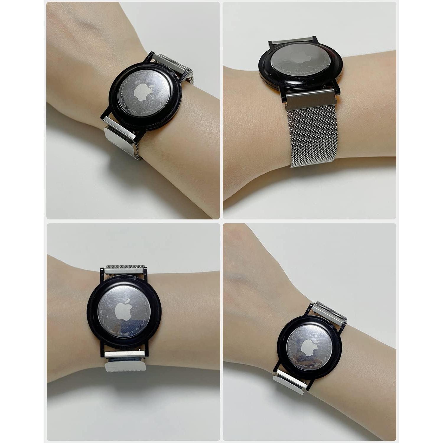 Pulsera Airtag DEERLET Plata - Correa Ajustable y Cómoda