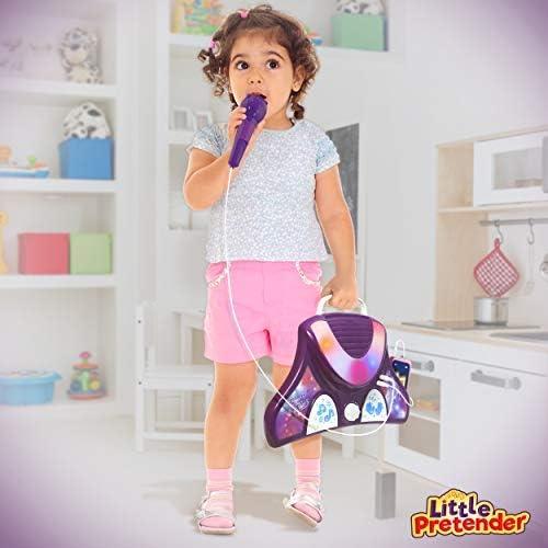Karaoke para Niños Little Pretender con 2 Micrófonos y Luces