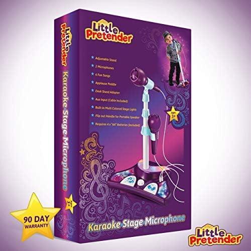 Karaoke para Niños Little Pretender con 2 Micrófonos y Luces
