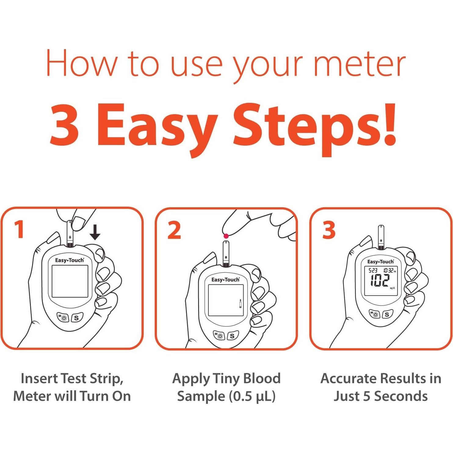 Kit de Monitoreo de Glucosa EasyTouch con Medidor y Lancetas