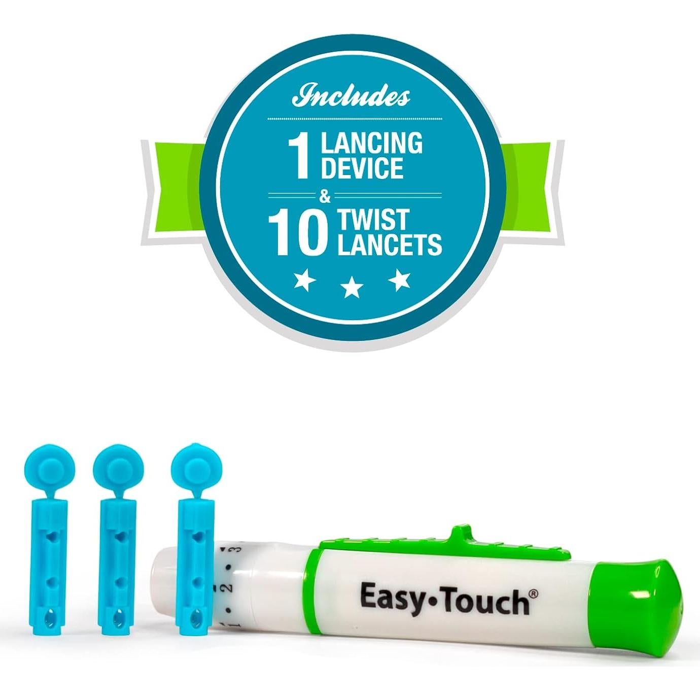 Kit de Monitoreo de Glucosa EasyTouch con Medidor y Lancetas