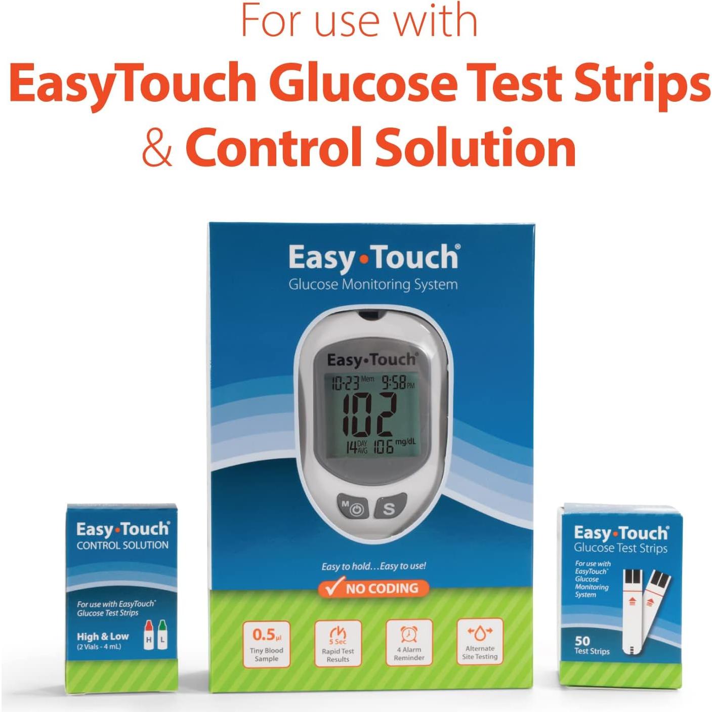 Kit de Monitoreo de Glucosa EasyTouch con Medidor y Lancetas