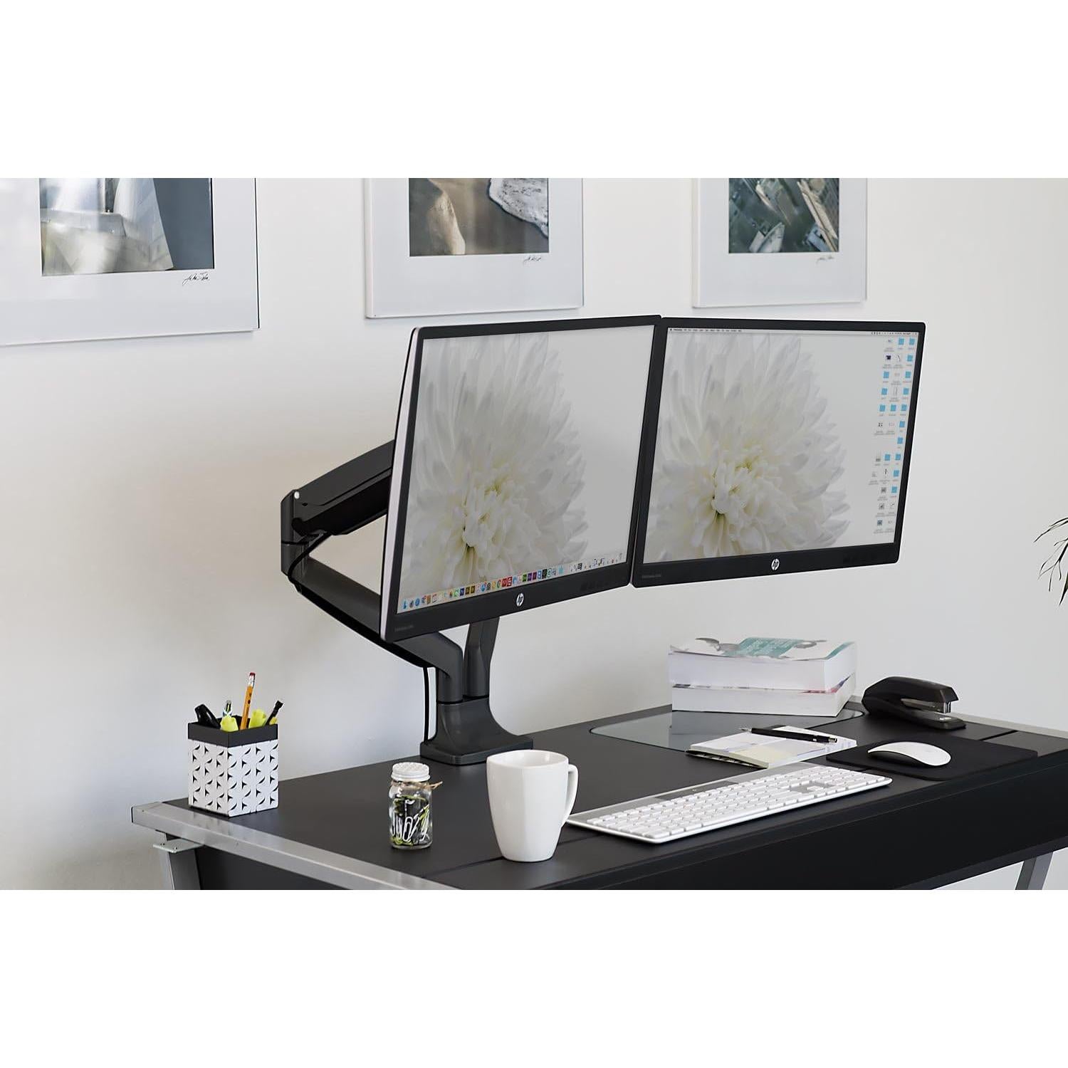 Soporte Doble para Monitor Mount-It! MI-1772B Ajustable