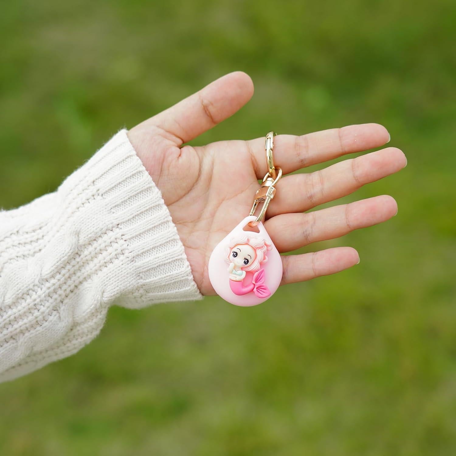 Estuche Collar Niñas XEEWEN 2 PCS Rosa Sirena-Unicornio