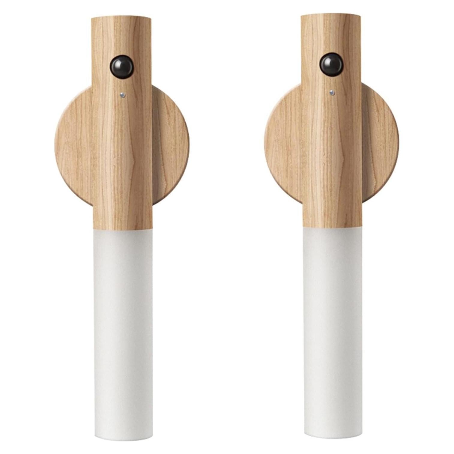 Lámpara Nocturna LED LANDGOO con Sensor y Batería 2Pcs