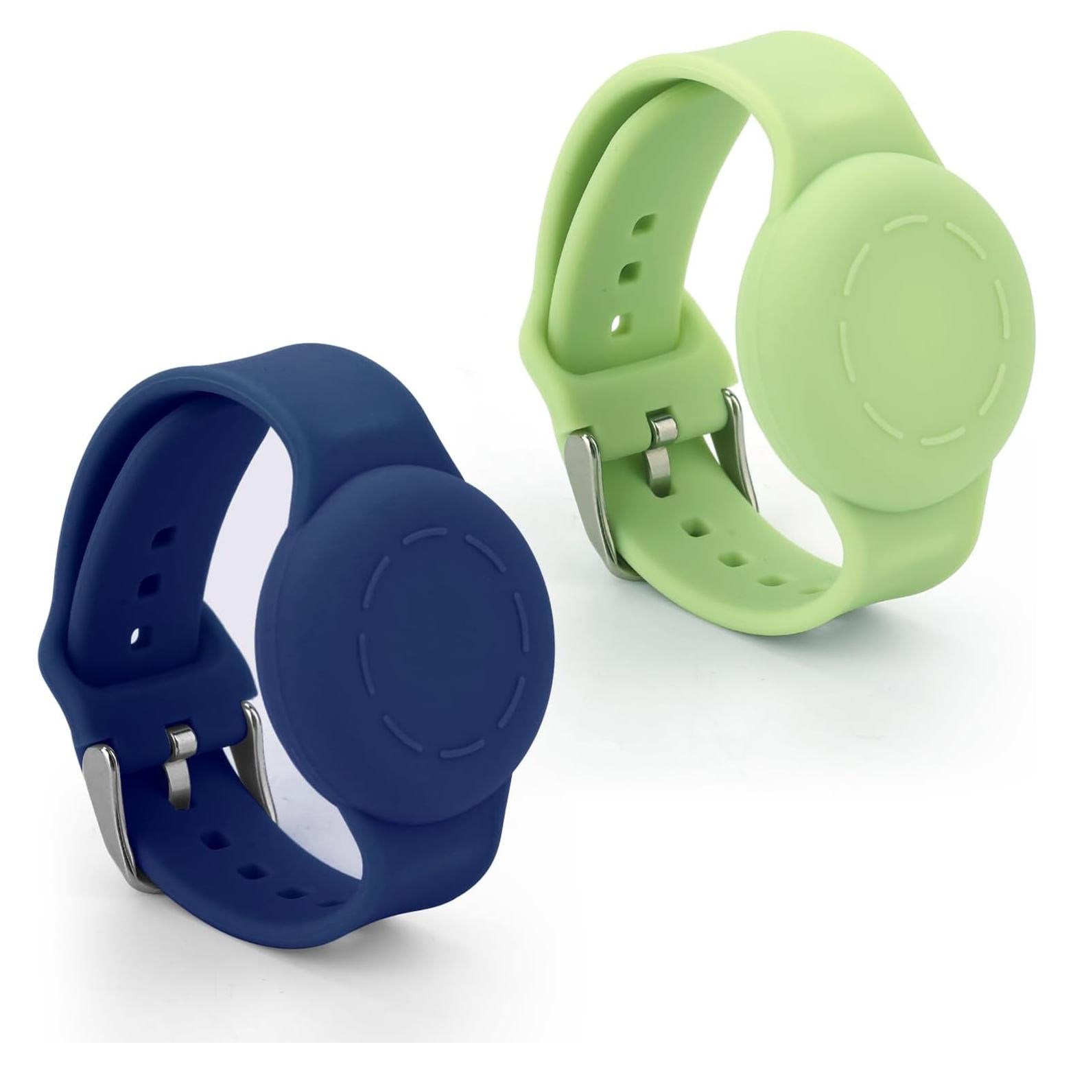 2 Pulseras de Silicona para Niños SAVITA Ajustables GPS