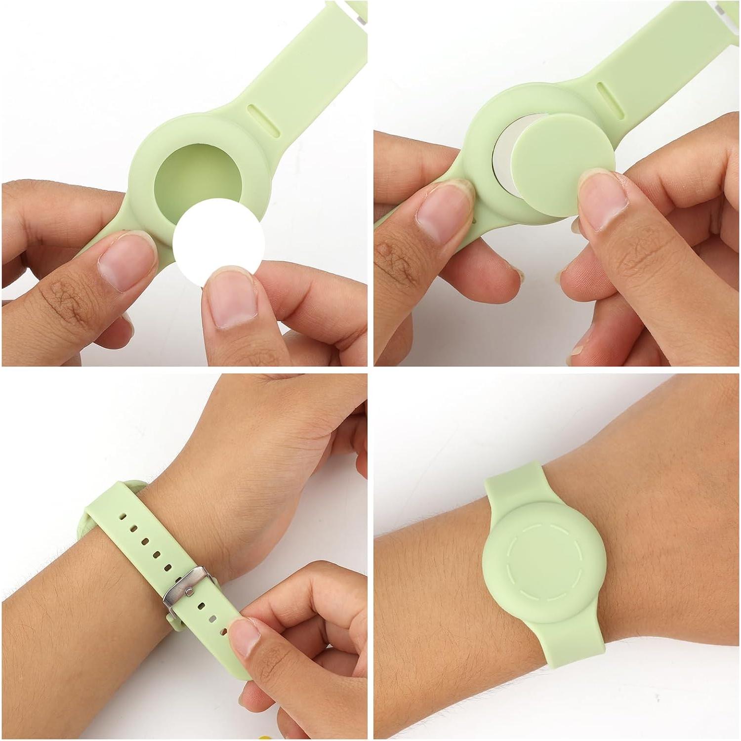 2 Pulseras de Silicona para Niños SAVITA Ajustables GPS