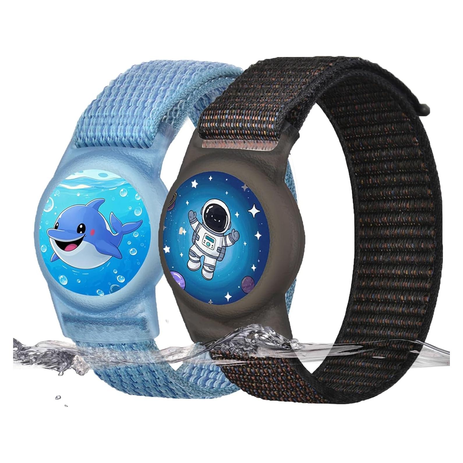 Pulsera de Nylon para AirTag Niños Wagtune 2 Unidades
