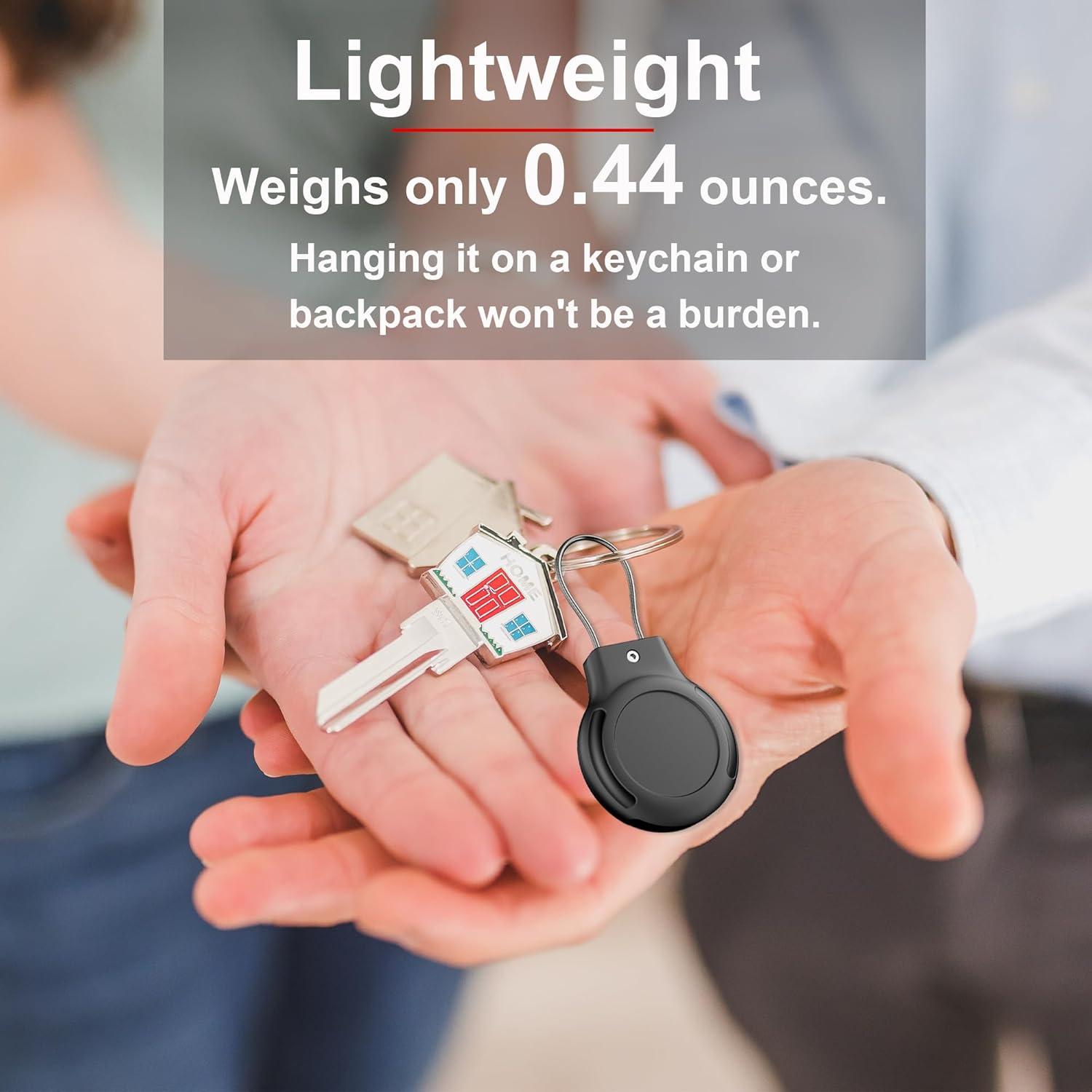 Soporte de Llavero para AirTag PerfiPro - 4 Paquetes Impermeables