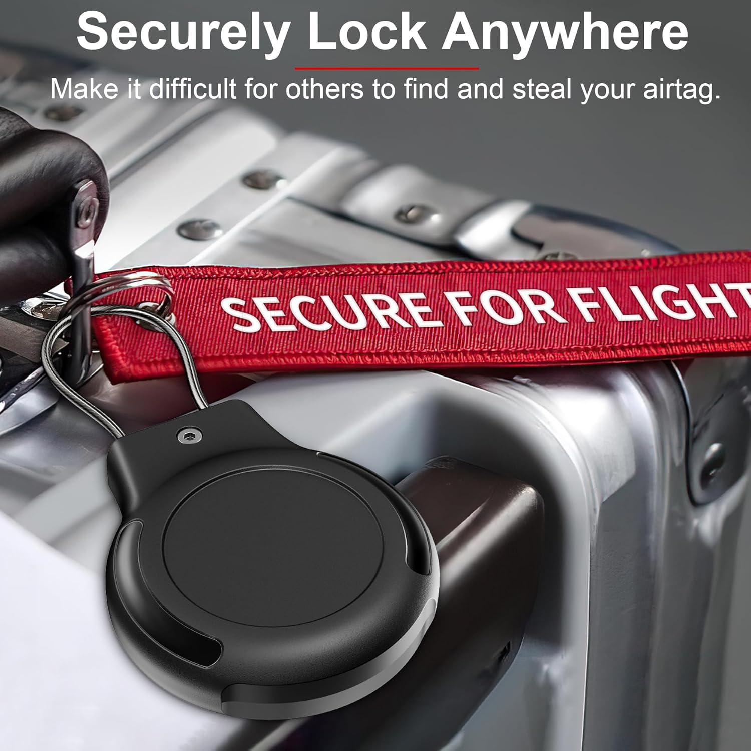 Soporte de Llavero para AirTag PerfiPro - 4 Paquetes Impermeables