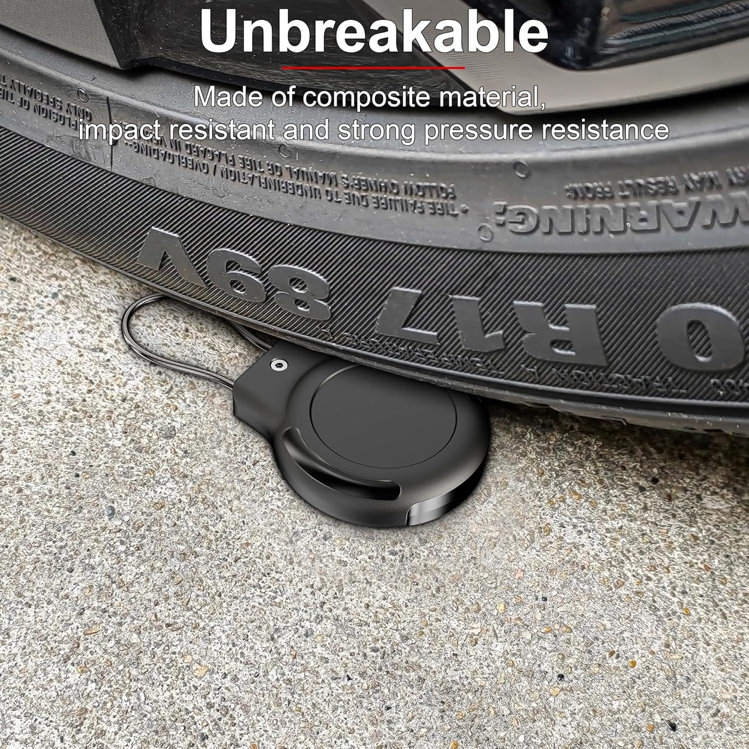 Soporte de Llavero para AirTag PerfiPro - 4 Paquetes Impermeables