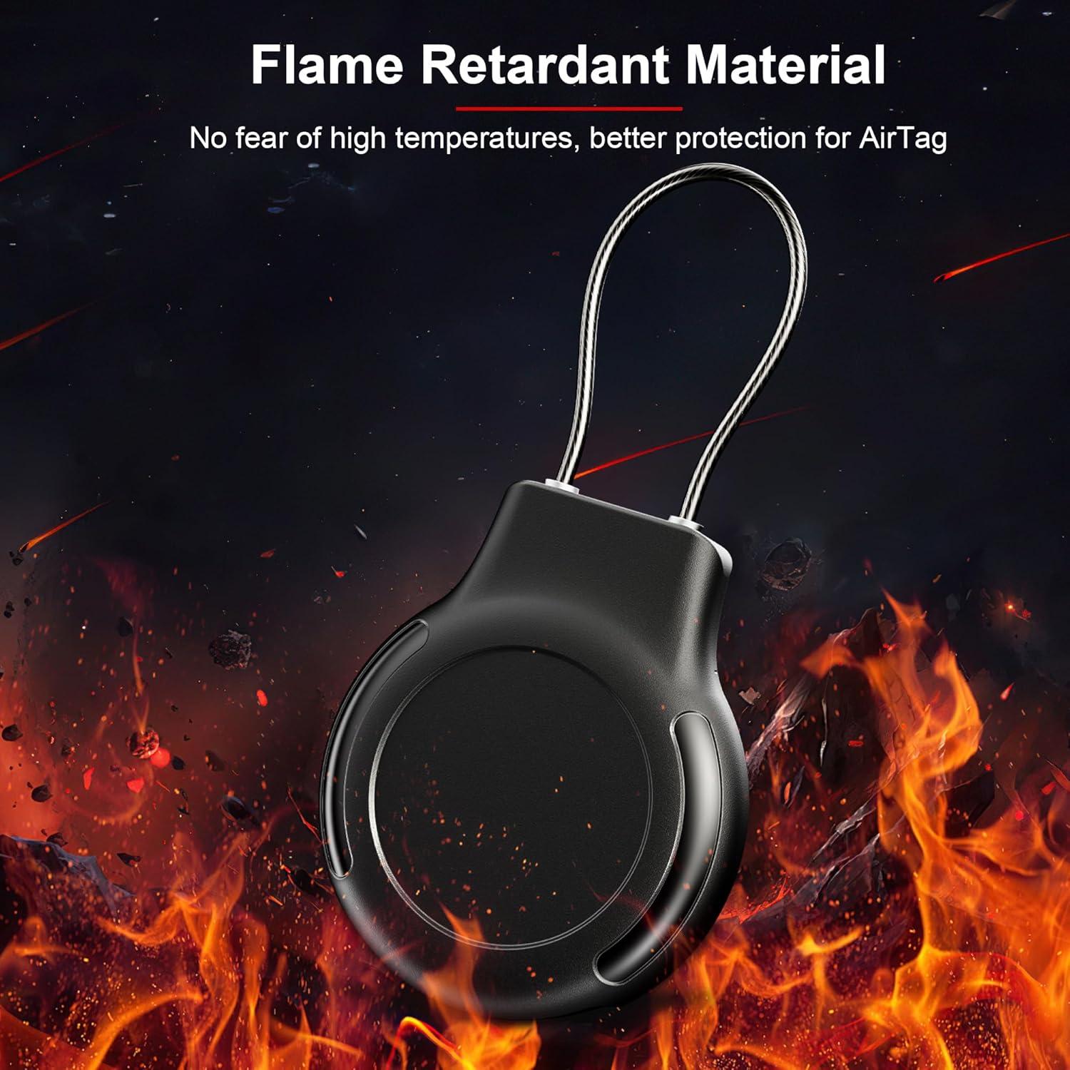 Soporte de Llavero para AirTag PerfiPro - 4 Paquetes Impermeables