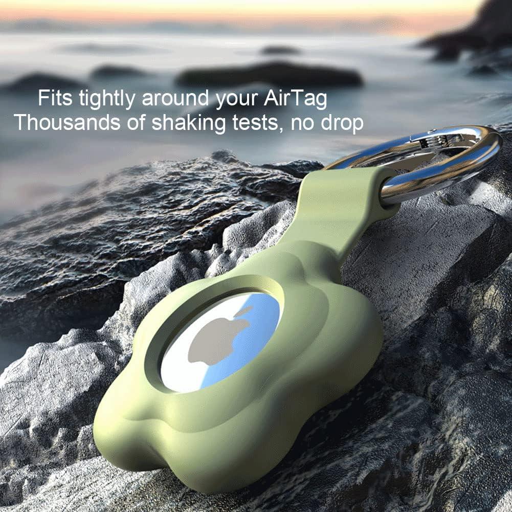 Estuche 4 Pack para AirTag Alsukeay Silicona Colores