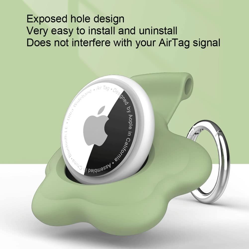 Estuche 4 Pack para AirTag Alsukeay Silicona Colores