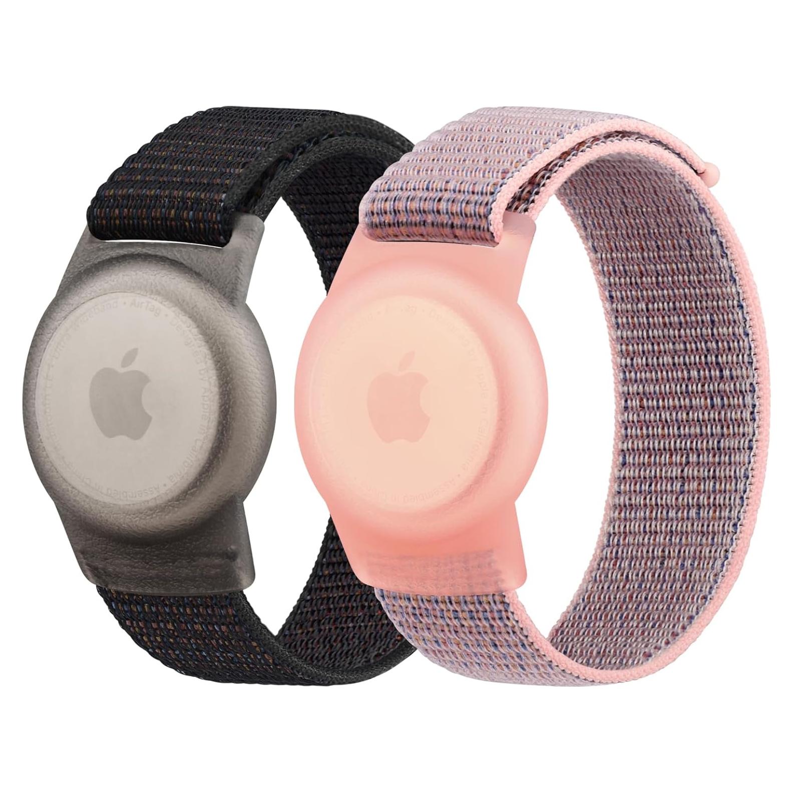 Pulsera Ajustable Nylon AirTag Meliya para Niños 16cm