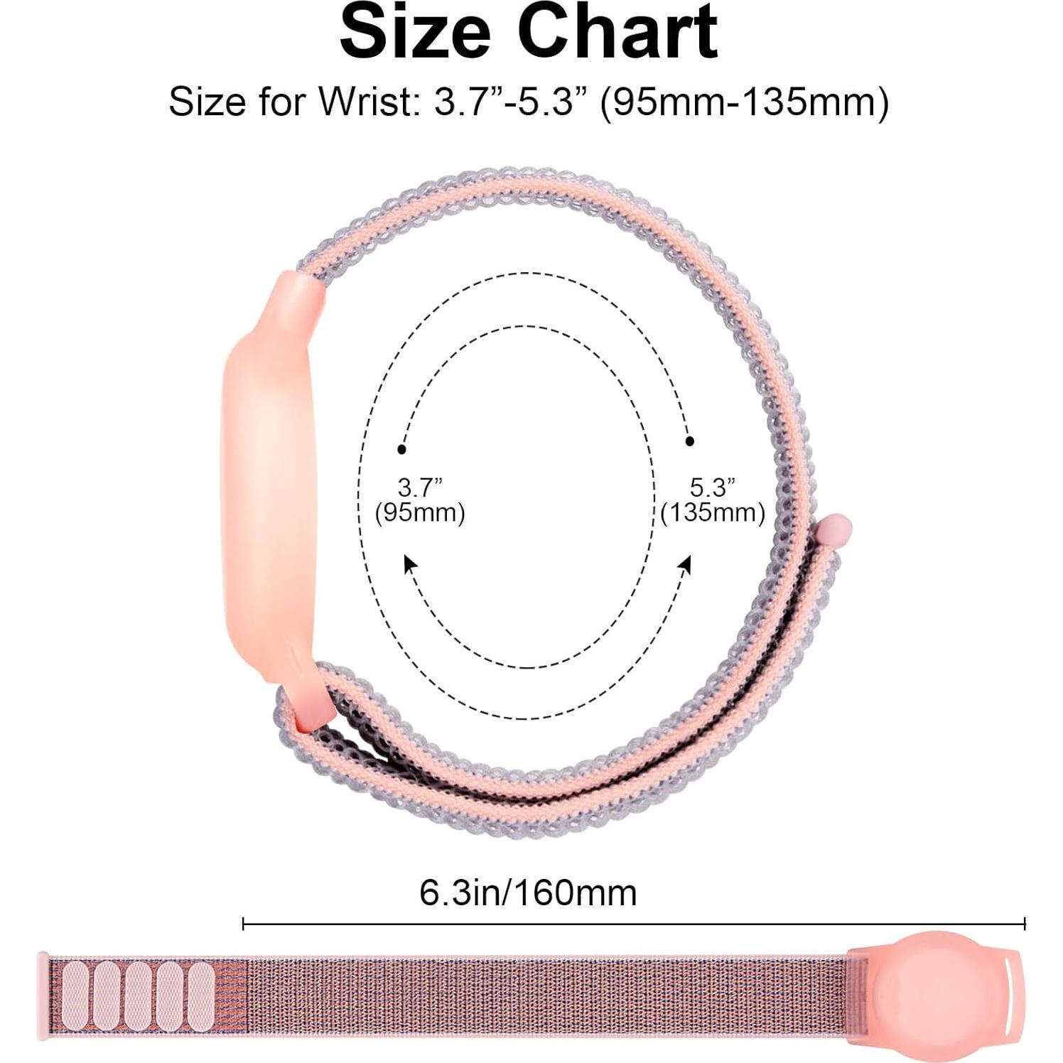 Pulsera Ajustable Nylon AirTag Meliya para Niños 16cm