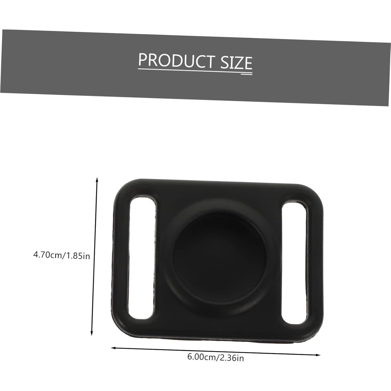 HOMSFOU Air Tag Case Pet Sleeve Protective Cover for Air Tag Silicone Easy to Install Dog Friendly