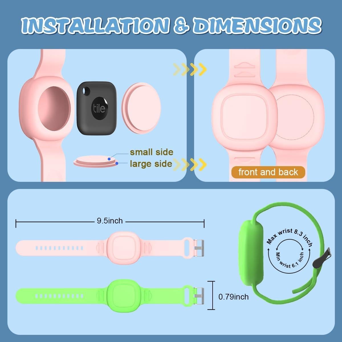 Funda de Silicona Impermeable WQNIDE para Tile Mate 2022 - 2 Pack