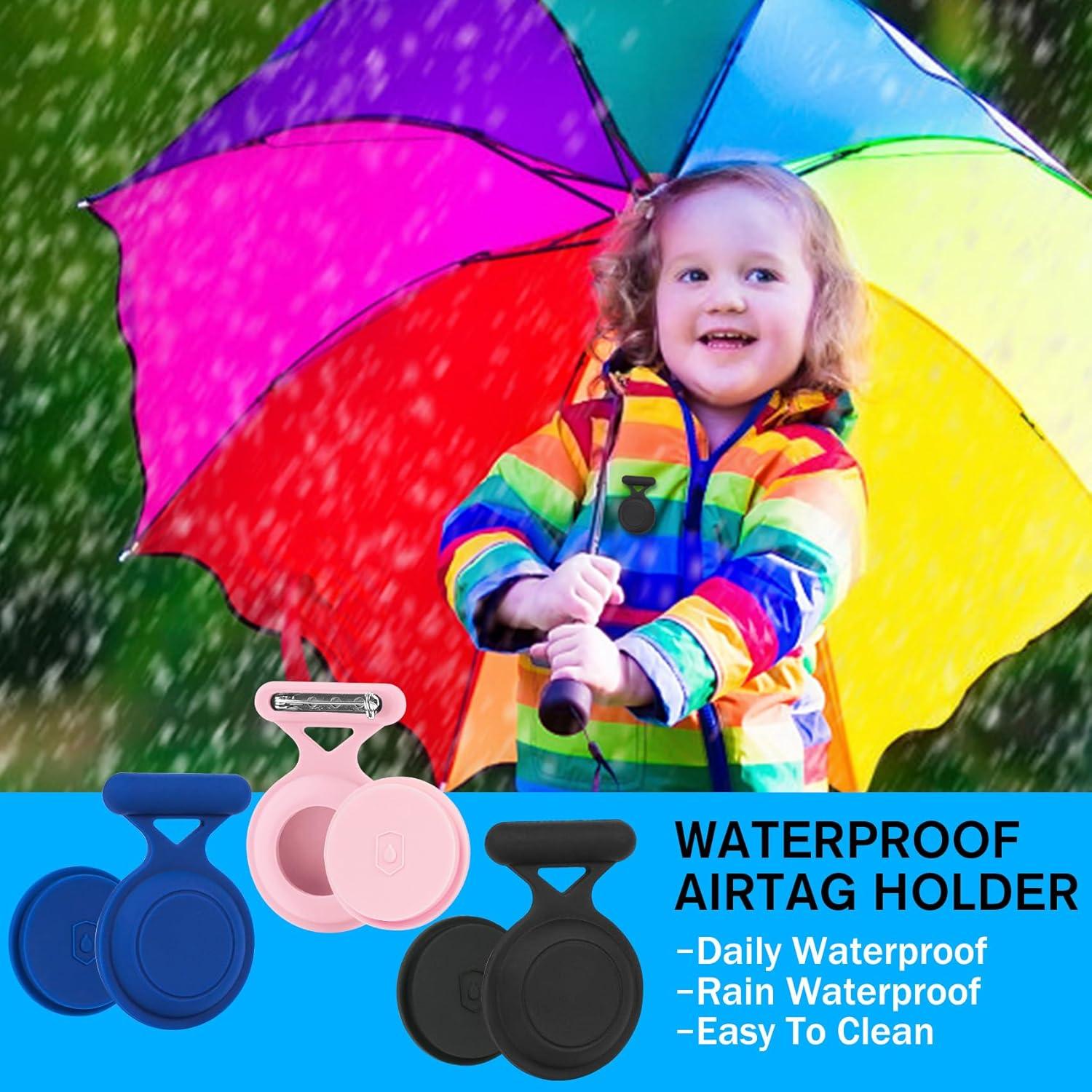 Soporte Airtag Impermeable AOYYUBK para Niños - 4 Piezas