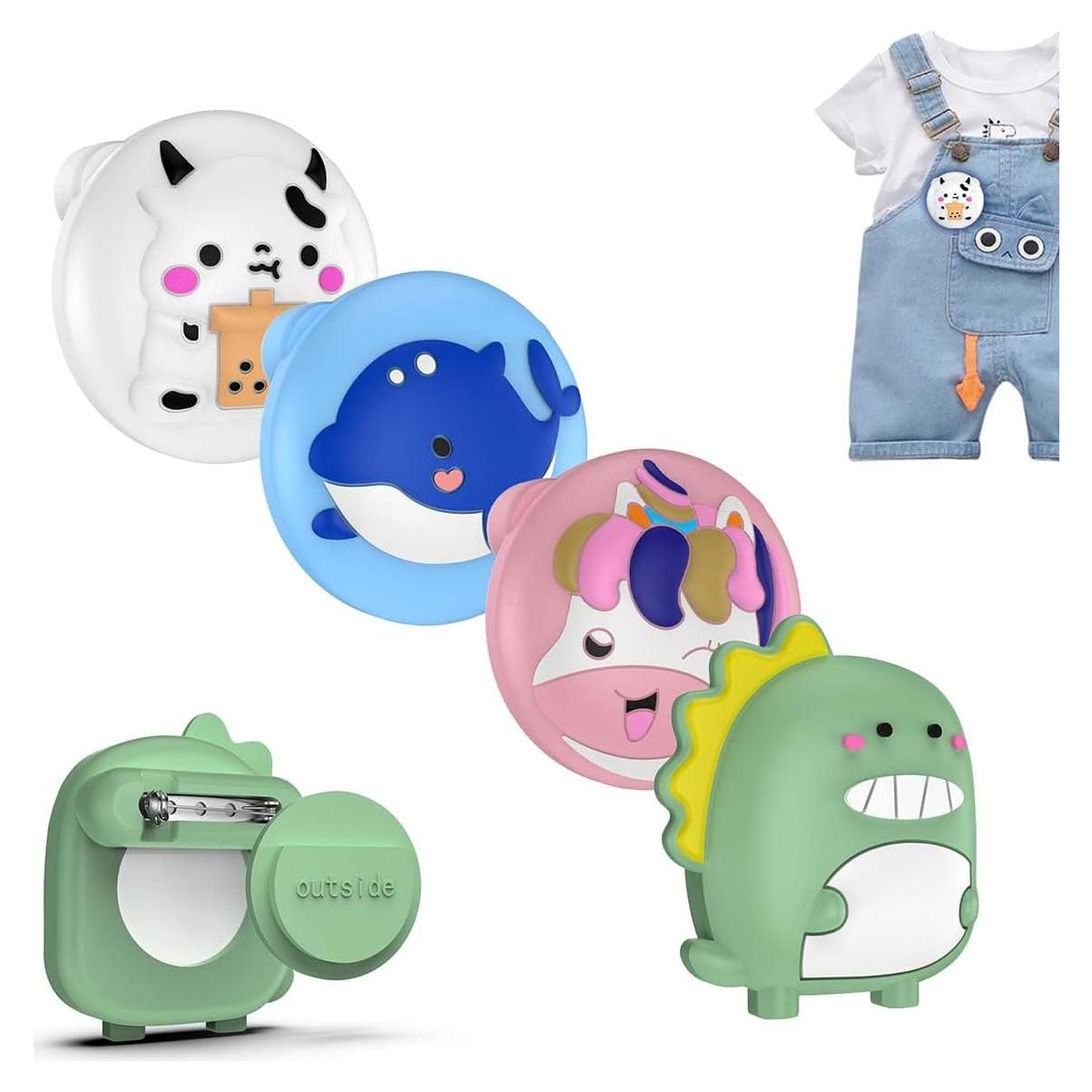 Soportes de Silicona para AirTag BIQIRE - 4 Piezas Impermeables