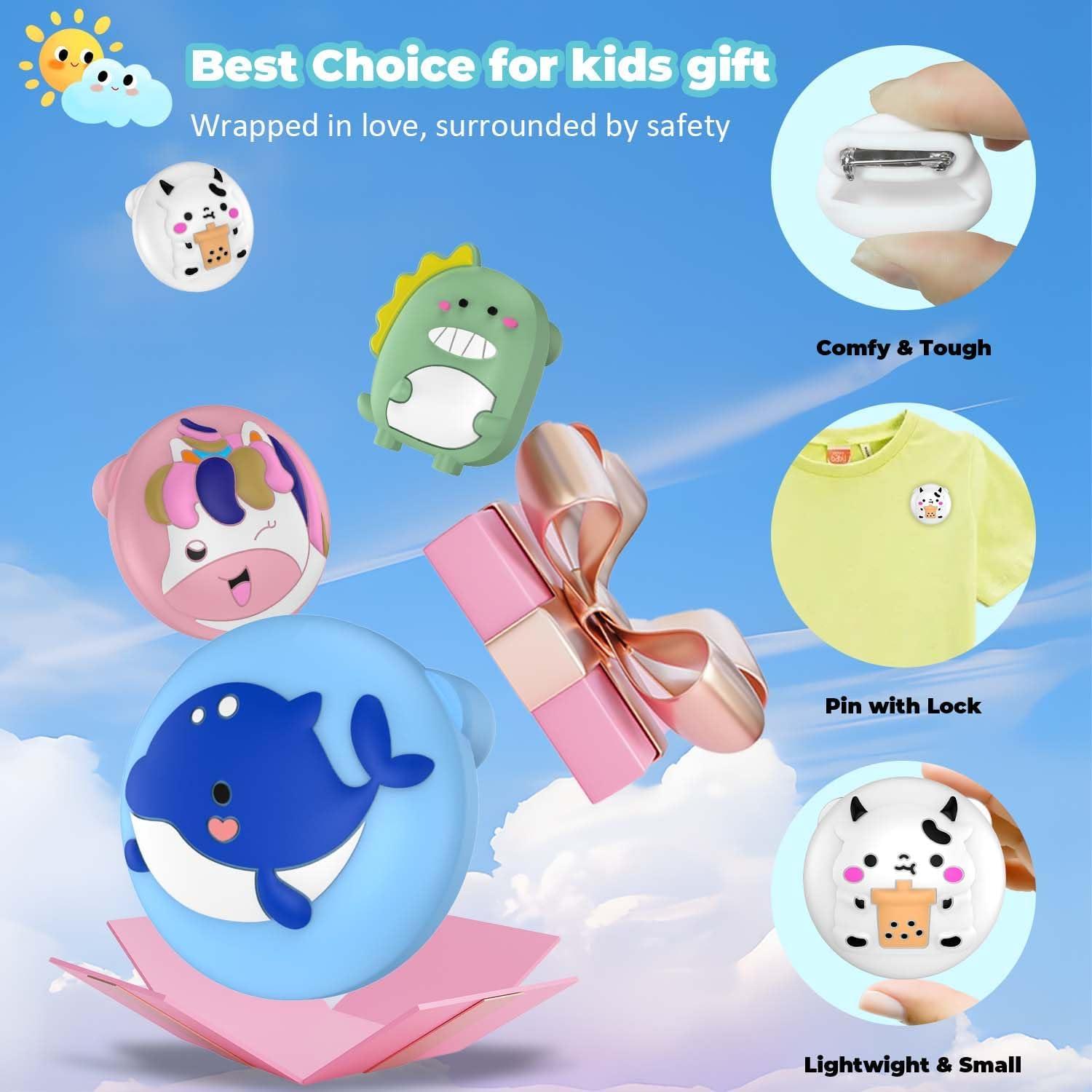 Soportes de Silicona para AirTag BIQIRE - 4 Piezas Impermeables