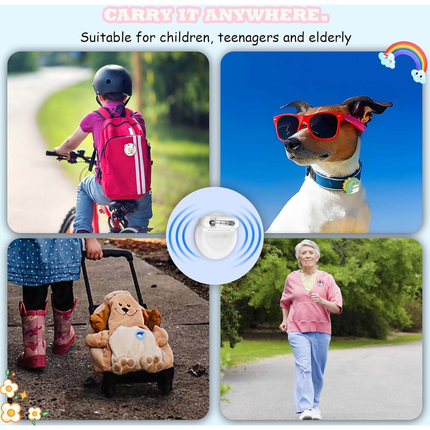 Soportes de Silicona para AirTag BIQIRE - 4 Piezas Impermeables