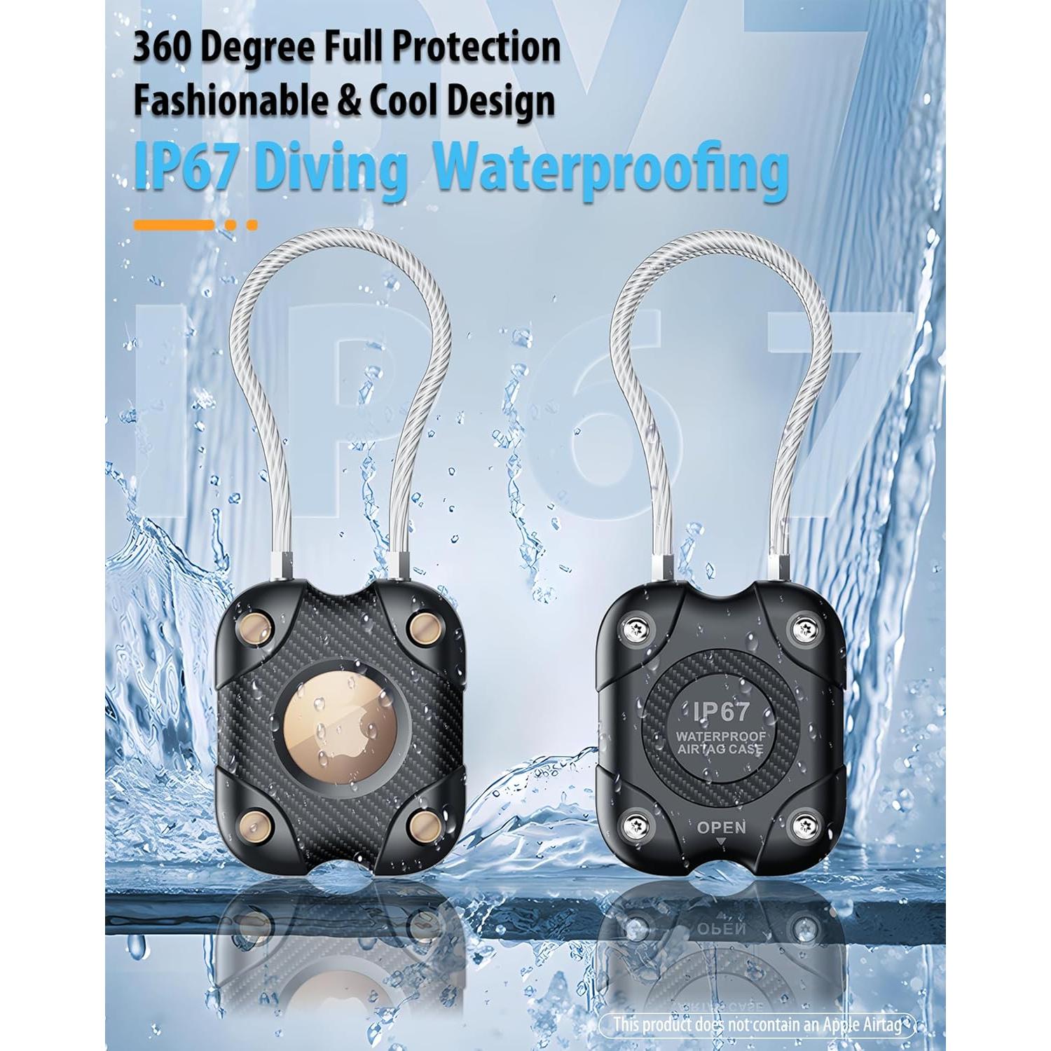 Paquete de 4 Soportes para Airtag DEERLET Impermeables