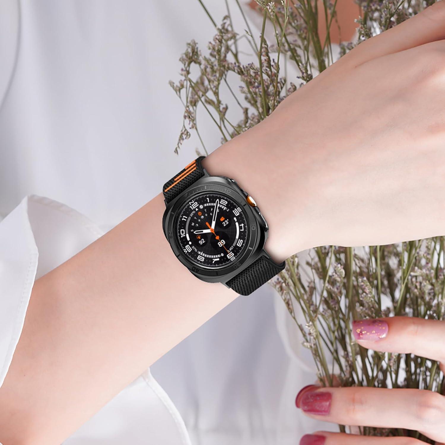 Funda Rugged AMANECER para Galaxy Watch 7 Ultra 47MM - Negro