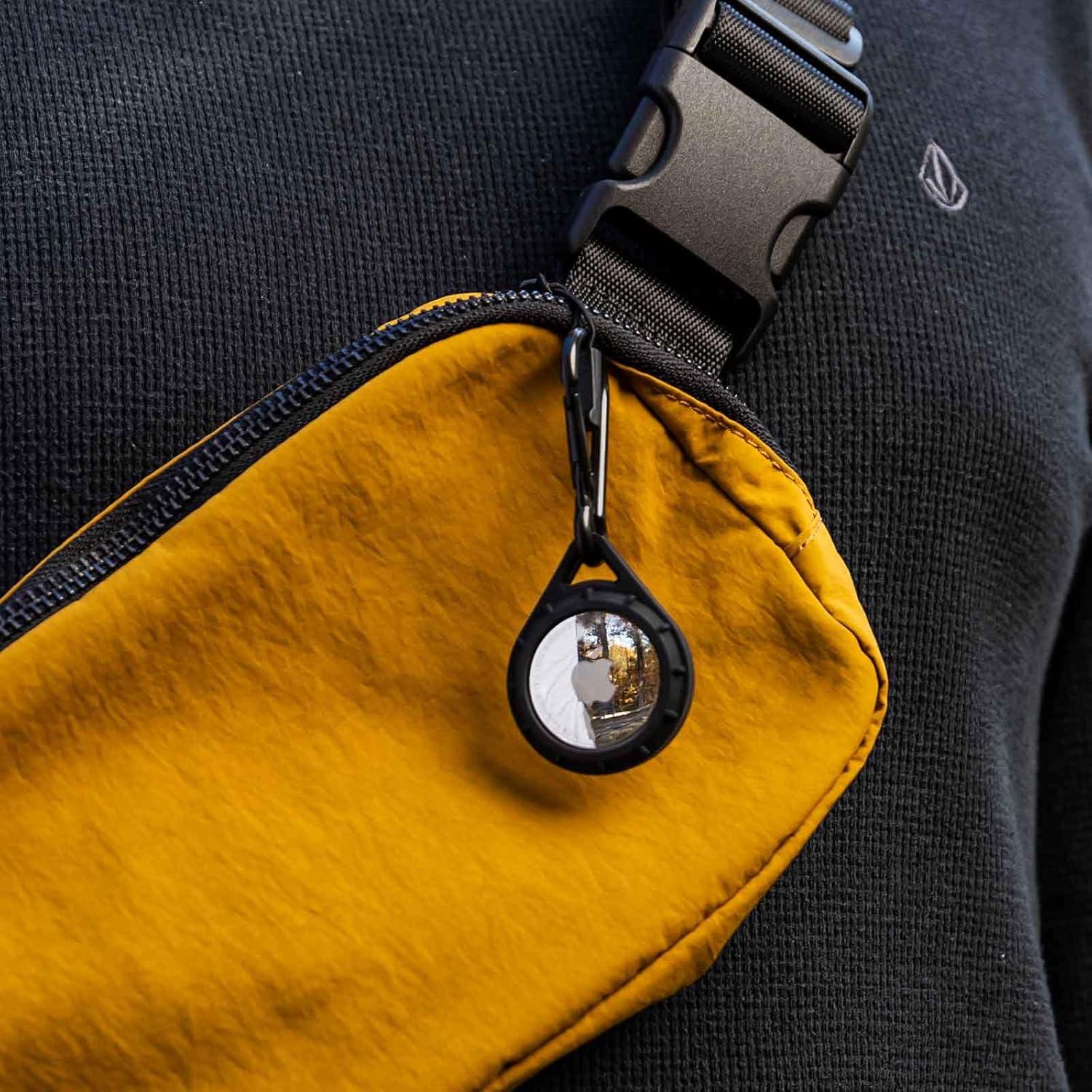 Pelican Soporte y Funda para AirTag - 4 Piezas, Negro