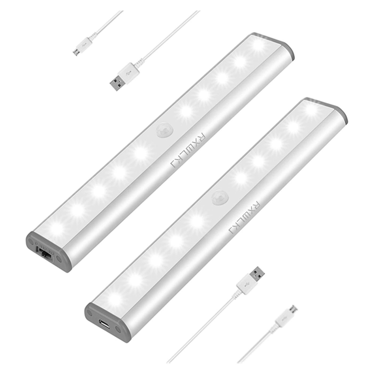 Luz LED portátil RXWLKJ 10 LED con sensor de movimiento