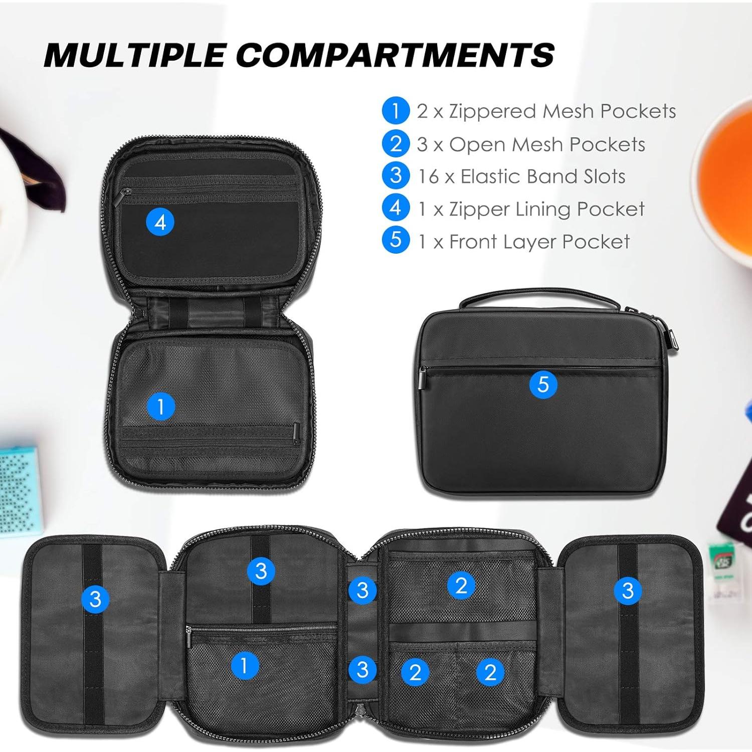 Organizador Fintie para Correas de Reloj Negro Compacto