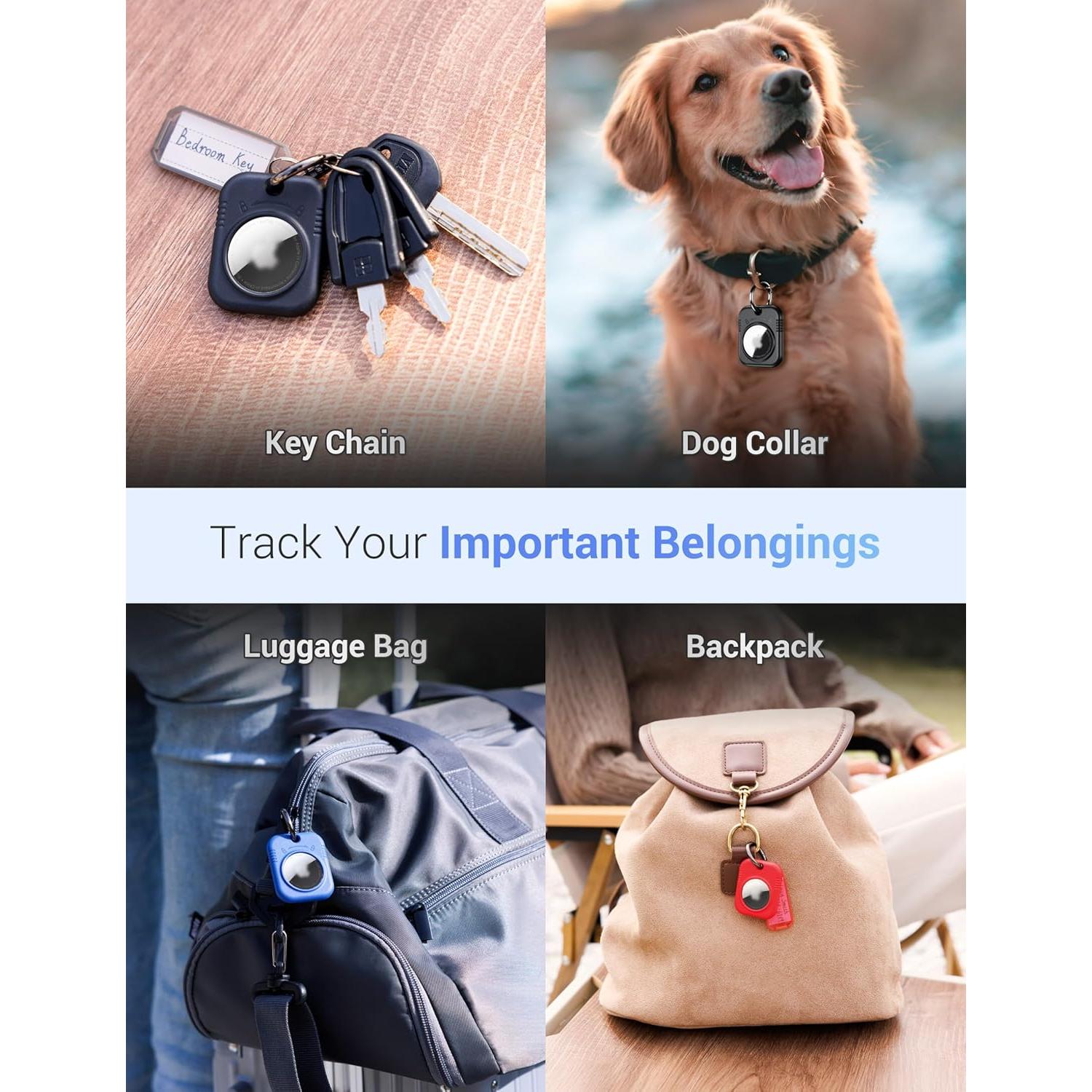 Soporte llavero PROfezzion para Air Tag Rosa - Funda dura