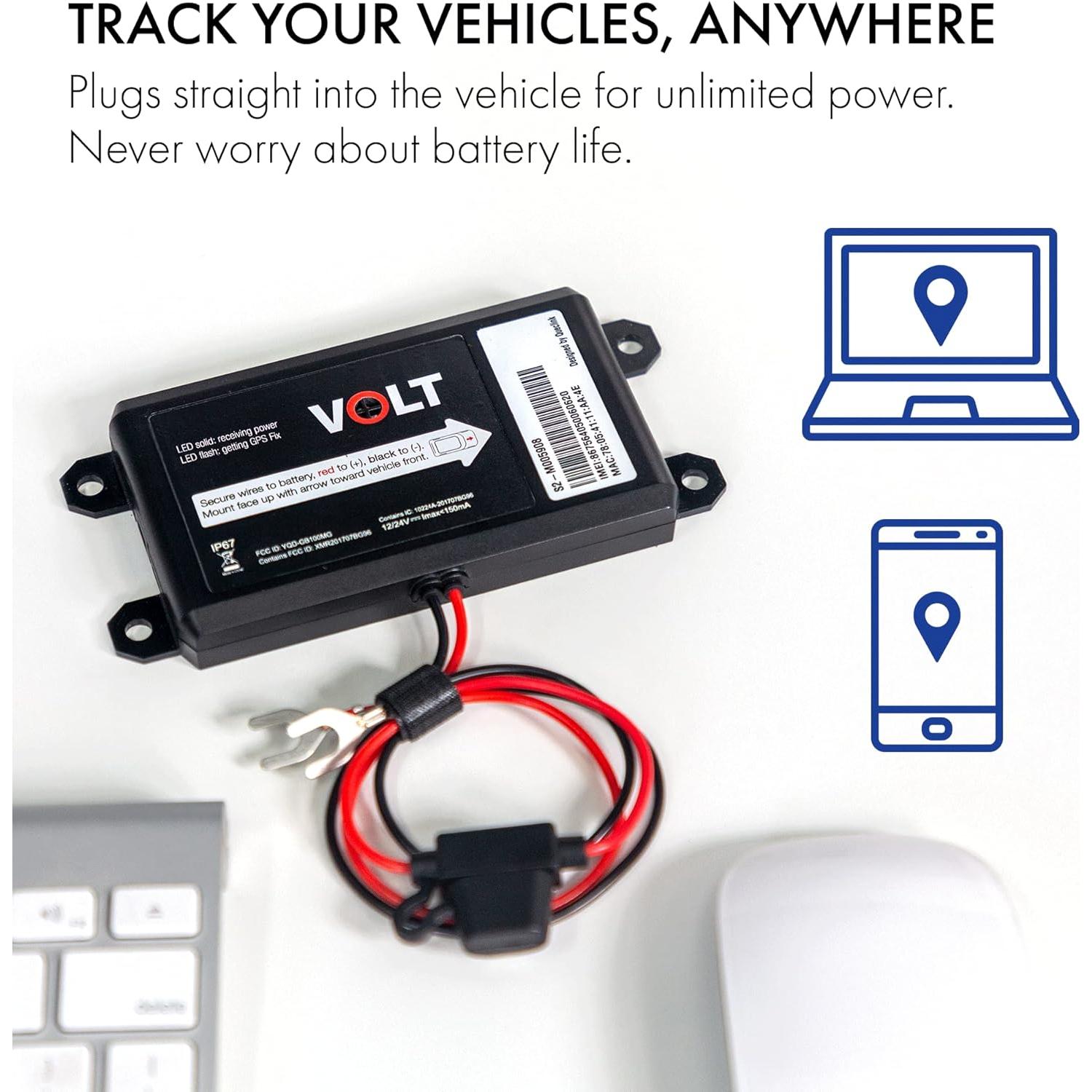 Rastreador GPS Brickhouse Livewire Volt 4G para Vehículos