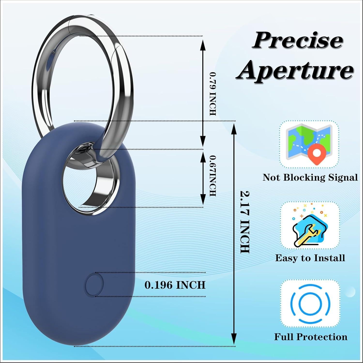 Estuche Protector 4 Pack Rzttwl para Samsung SmartTag 2