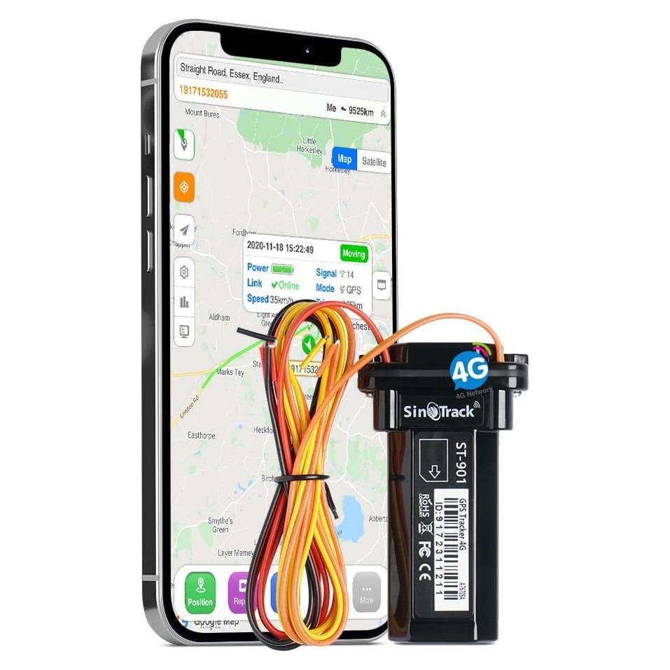Rastreador GPS 4G SinoTrack ST-901L Impermeable para Vehículos