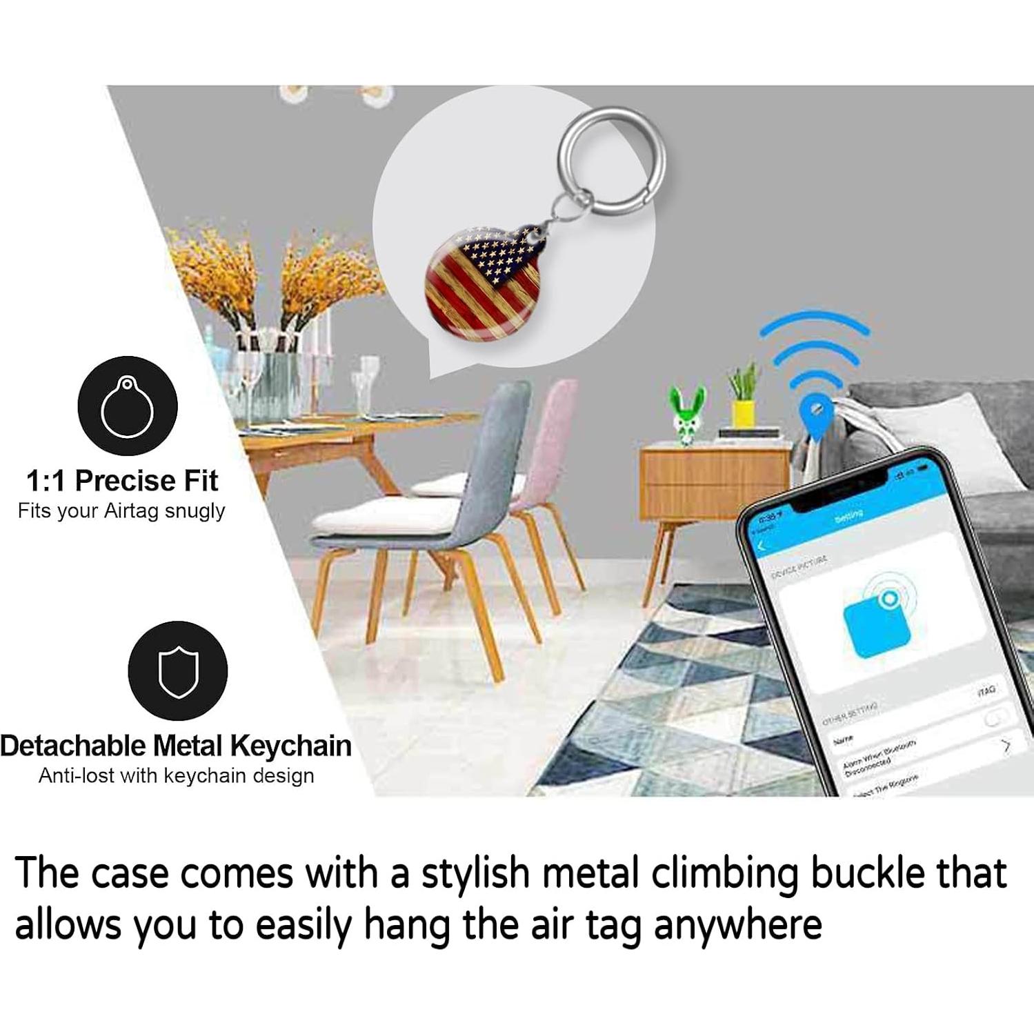 Estuche Protector ZEKICE para Air Tag - Antiarañazos y Versátil