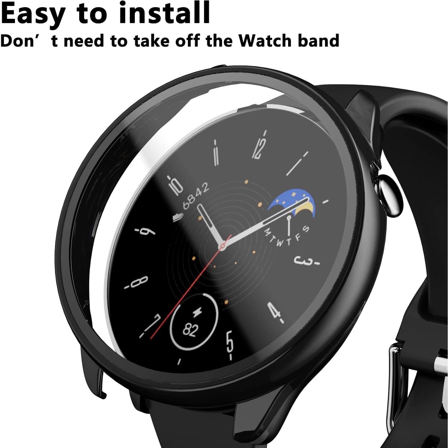 Protector Pantalla Amazfit GTR Mini Rosa - 2 Carcasas PC