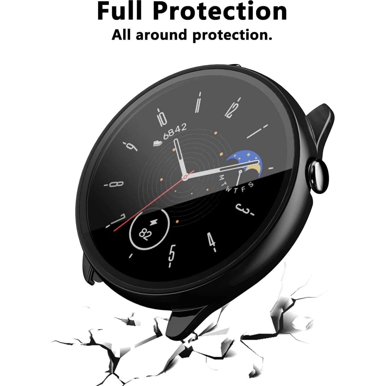 Protector Pantalla Amazfit GTR Mini Rosa - 2 Carcasas PC