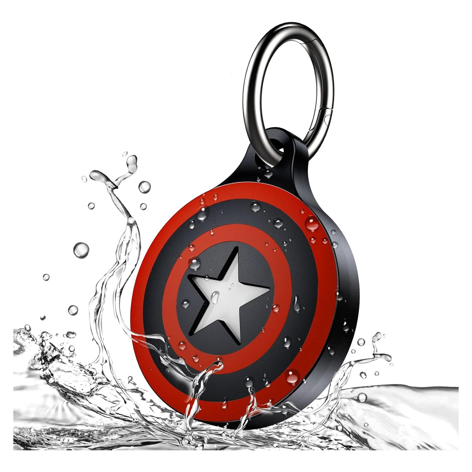 Funda Impermeable Lanteso para AirTag de Apple - Negro