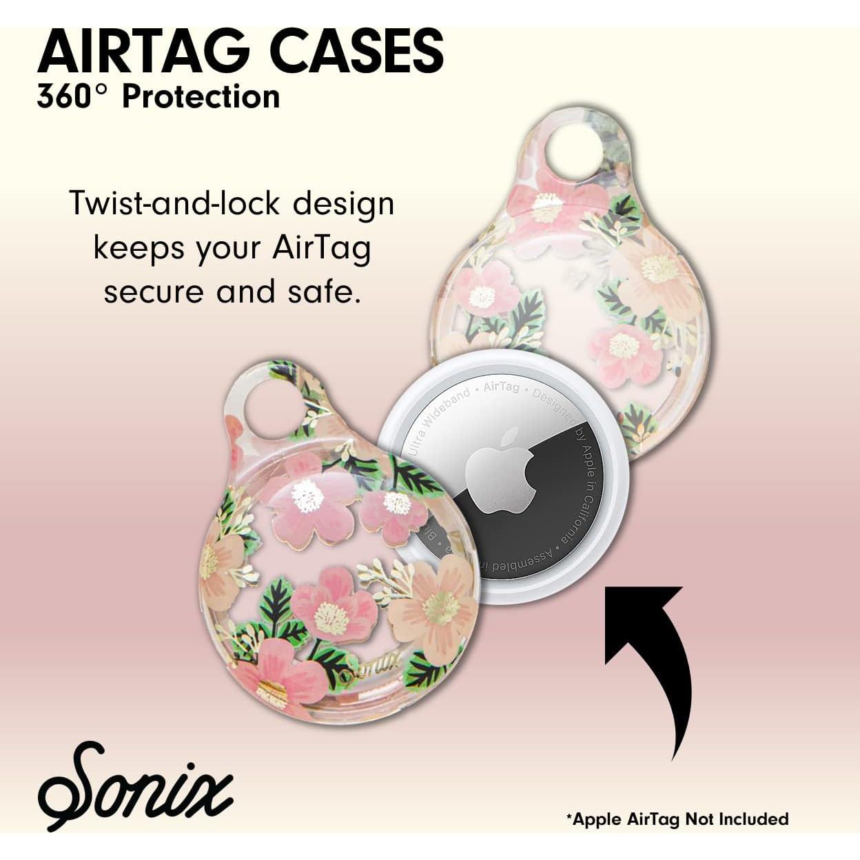 Fundas Sonix para Apple AirTags 2-Pack con llavero