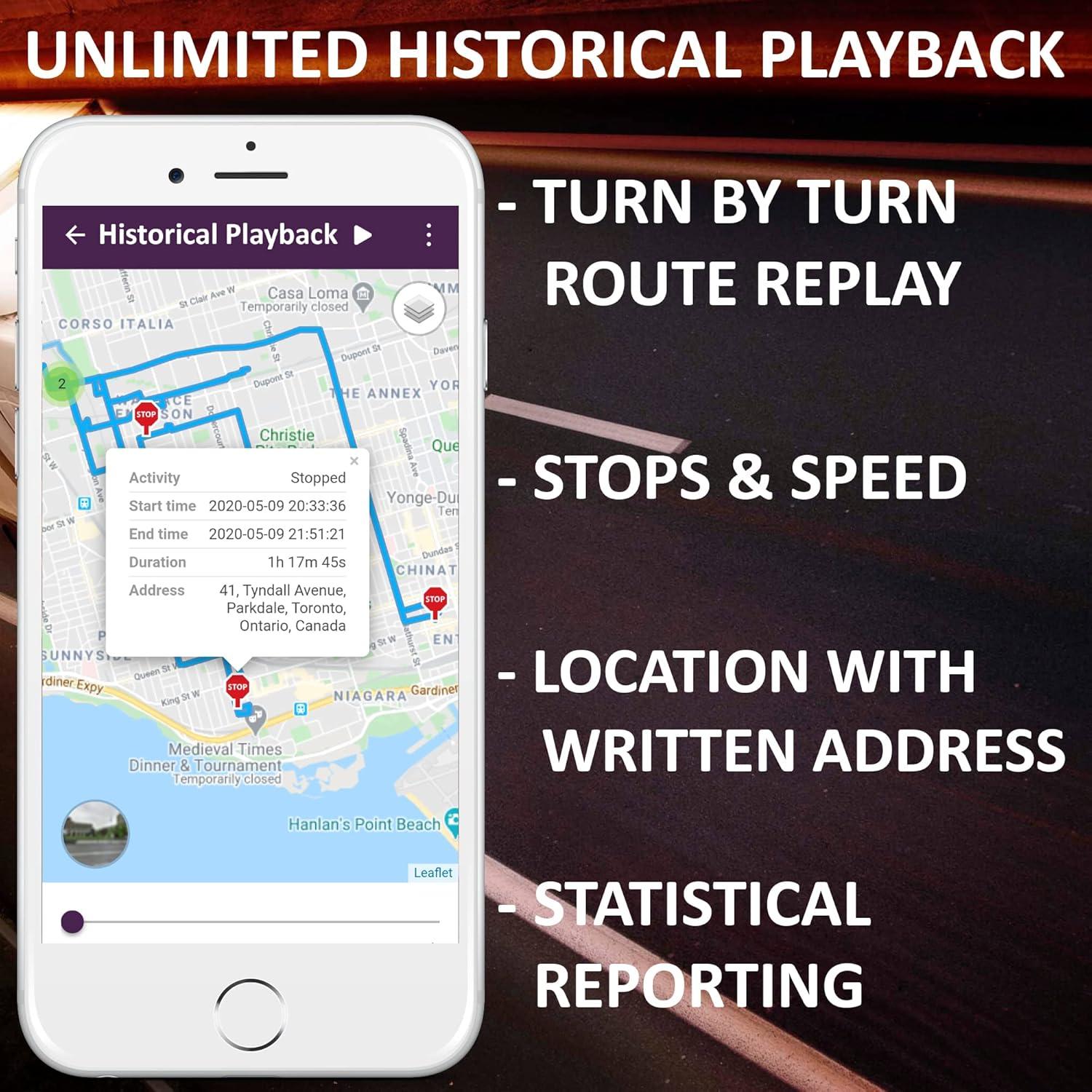 Rastreador GPS OBDII PlanetGPS con Diagnóstico OBD2