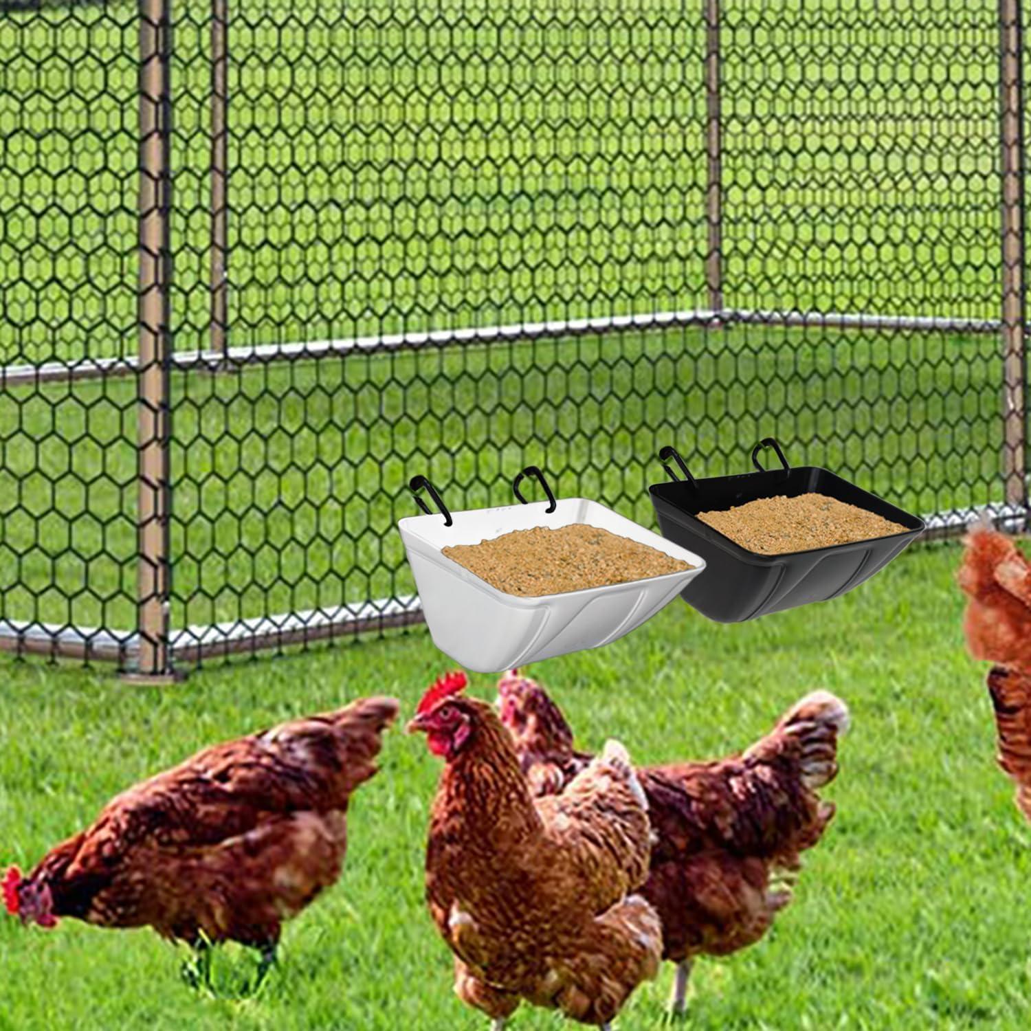 Comedero Colgante para Aves de Corral Mozoba 3 Piezas