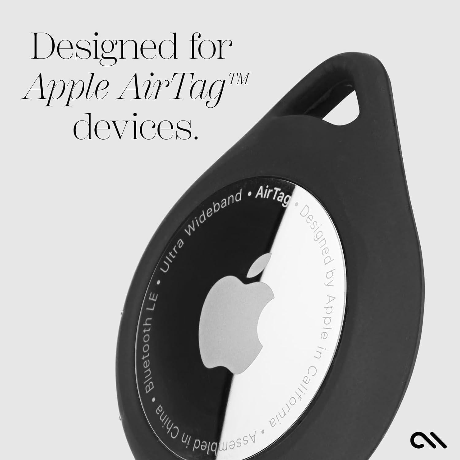 Soporte para AirTag Case-Mate - Llavero Negro Duradero