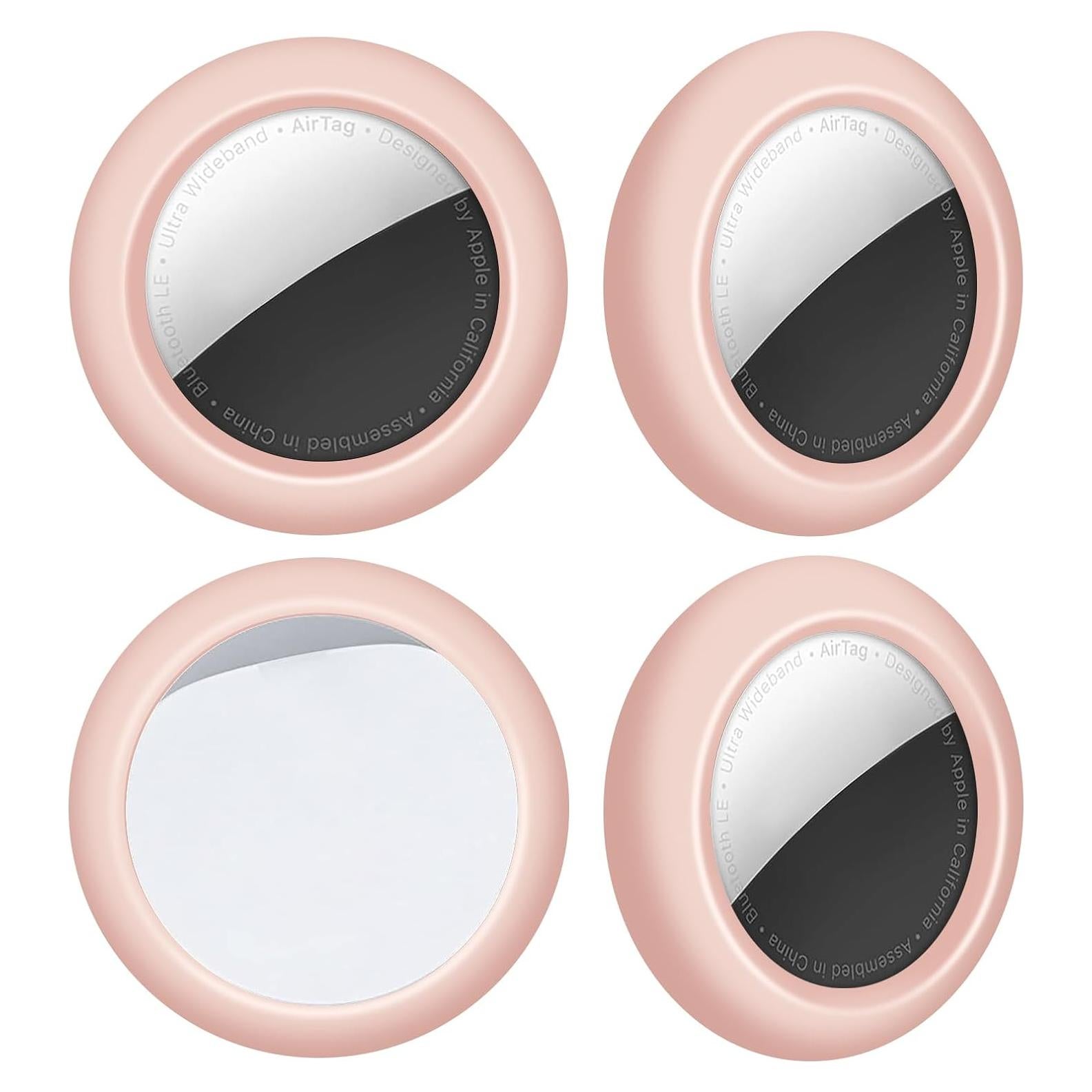 Estuche Adhesivo Rosa 4 Pack para AirTag TEAMOLA