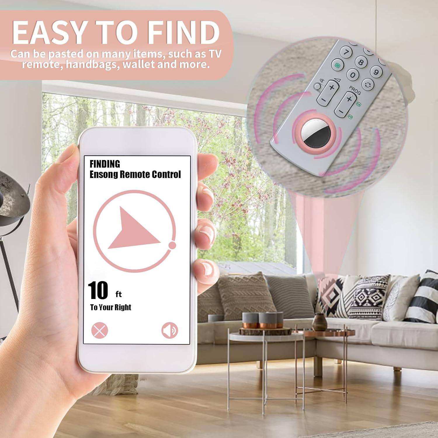 Estuche Adhesivo Rosa 4 Pack para AirTag TEAMOLA