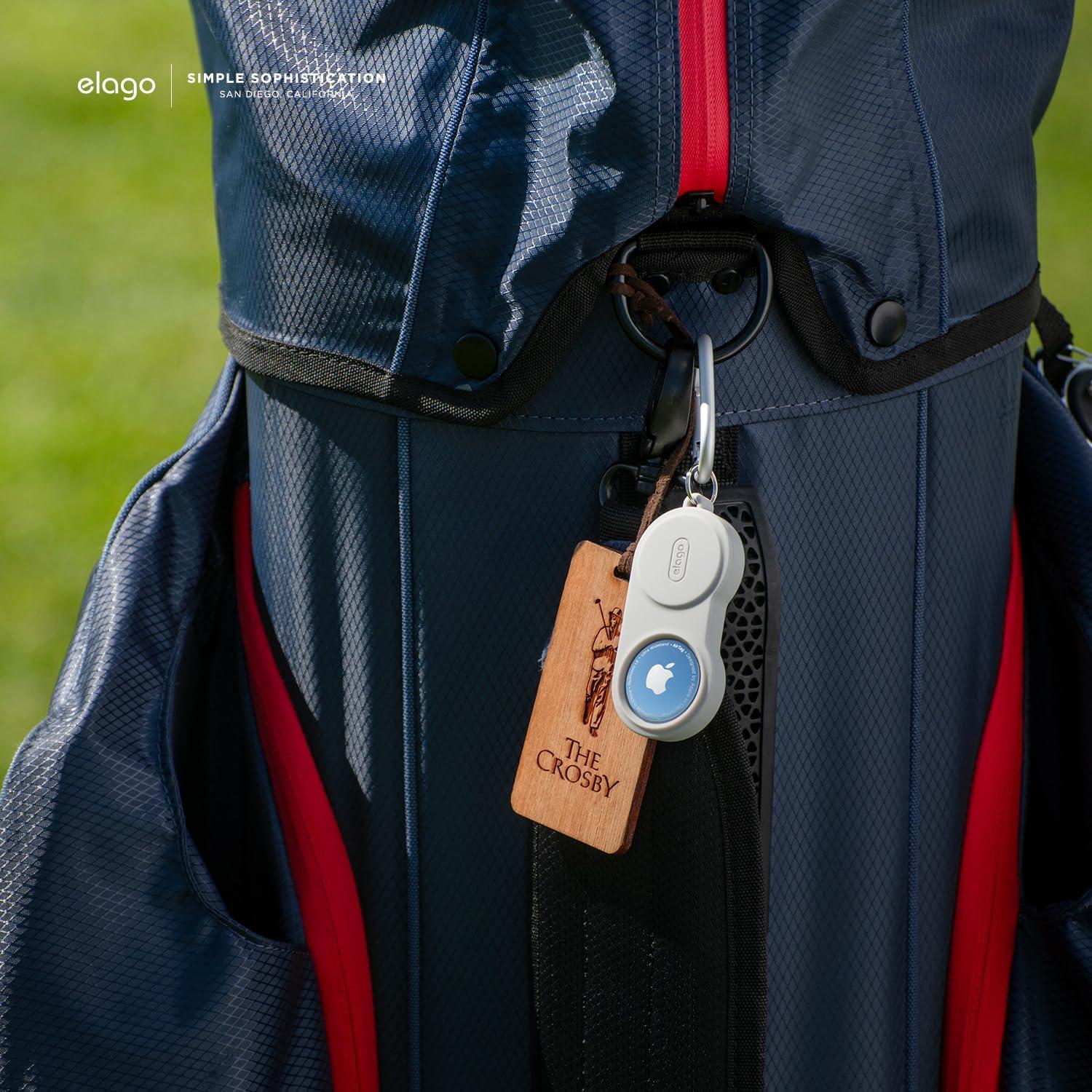 Funda Llavero elago W5 para Apple AirTags - Gris Claro