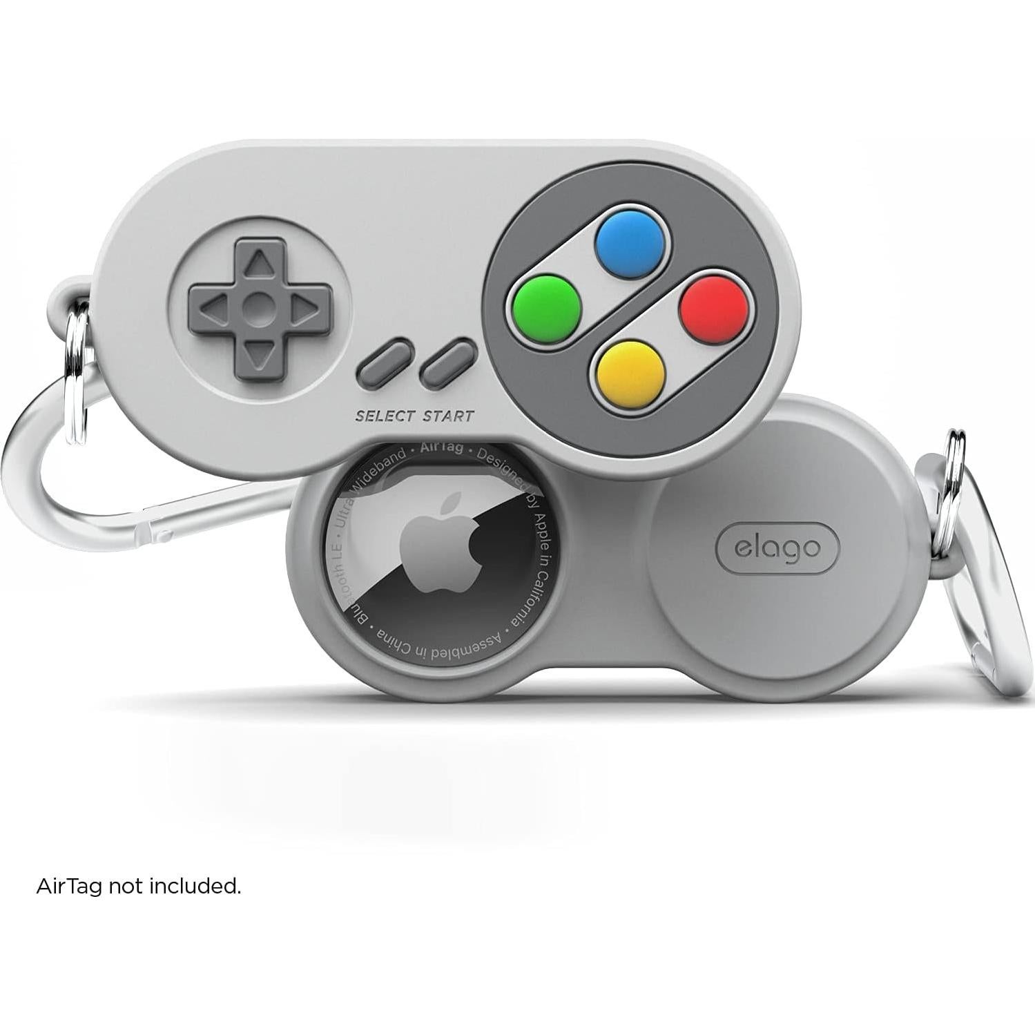 Funda Llavero elago W5 para Apple AirTags - Gris Claro