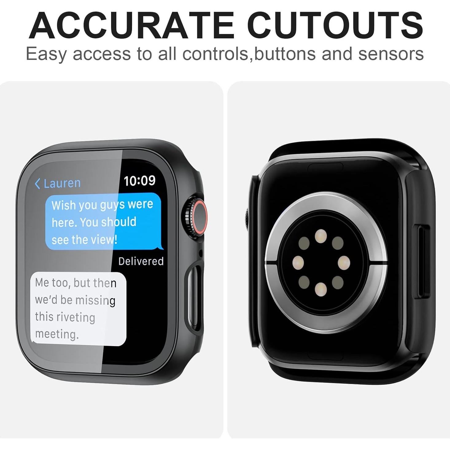 Funda y Protector de Pantalla para Apple Watch 40mm JZK